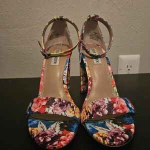Floral Steve Madden Wedge Heels